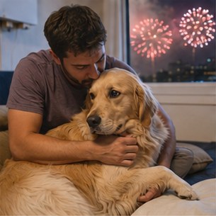 Fogos, medo e ansiedade: como proteger seu pet